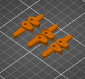 STL FILE - B6/T6/SC6 ExoTech Upgrade Levers